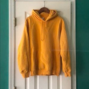 Yellow Golden Hoodie Size Adult S